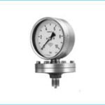 Diaphragm seal pressure gauge