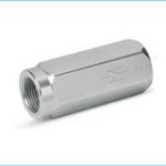 Inline hydraulic check valve