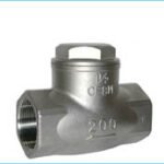 Non return valve horizontal