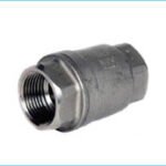Non return valve vertical
