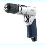 Pneumatic keyless reversible air drill