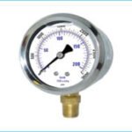Pressure gauge ss body brass internal