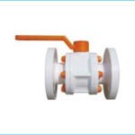 Pvc ball valve flange end