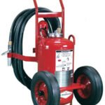 Wheeled fire extinguishers